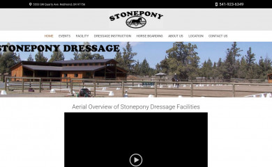 stoneponydressage.com screenshot