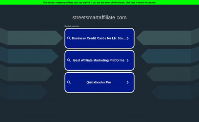 streetsmartaffiliate.com screenshot