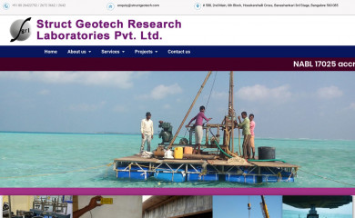 structgeotech.com screenshot