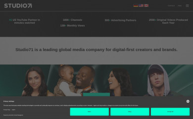 studio71.com screenshot