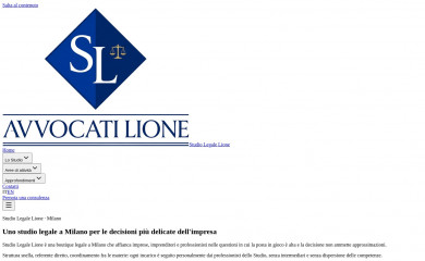 studiolegalelionesarli.it screenshot