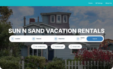 sunnsandvacationrentals.com screenshot