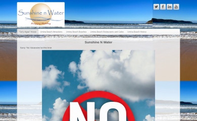 sunshinenwater.com.au screenshot