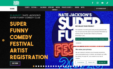 superfunnycomedyclub.com screenshot