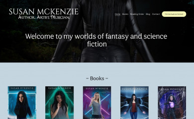 susanmckenzieauthor.com screenshot