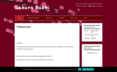 sushisakura.de screenshot
