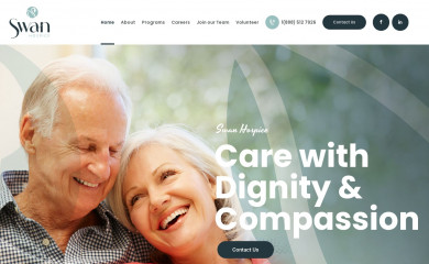 swanhospice.com screenshot