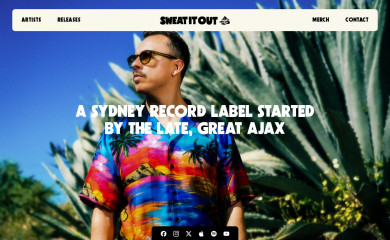 sweatitoutmusic.com screenshot