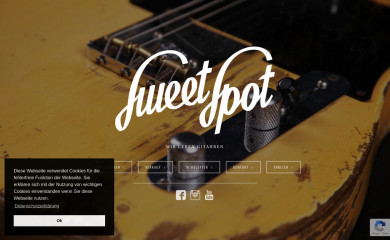 sweetspot-guitars.de screenshot
