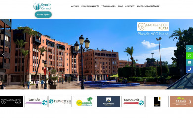 syndicconnect.ma screenshot