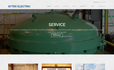 sytekelectric.com screenshot