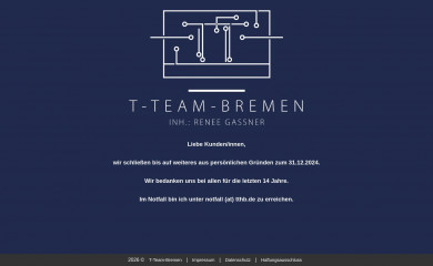 t-team-bremen.de screenshot