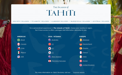 tahititourisme.travel screenshot