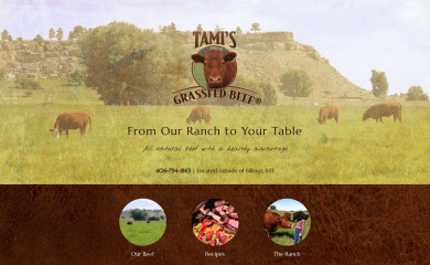 tamisgrassfedbeef.com screenshot