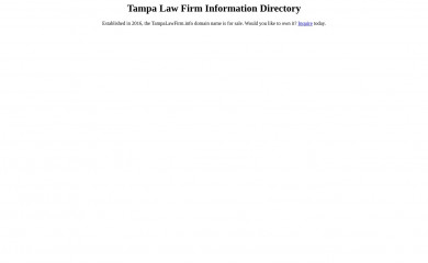 tampalawfirm.info screenshot