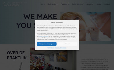 tandartsagneshof.nl screenshot