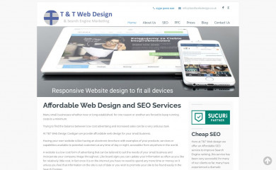tandtwebdesign.co.uk screenshot
