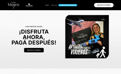 tarjetaviajes.com.ar screenshot