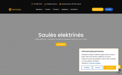 tavosaule.lt screenshot