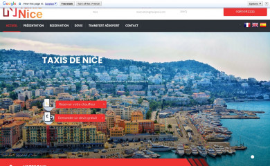 taxis-de-nice.fr screenshot