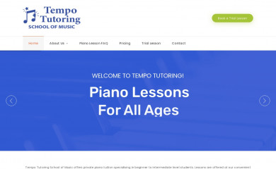 tempotutoring.com screenshot