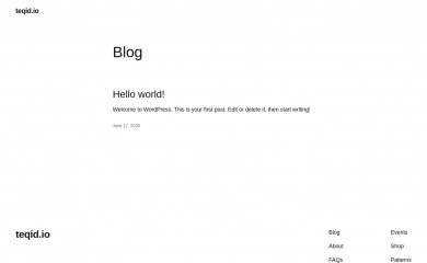 teqid.io screenshot