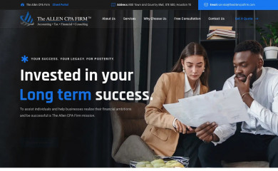 theallencpafirm.com screenshot