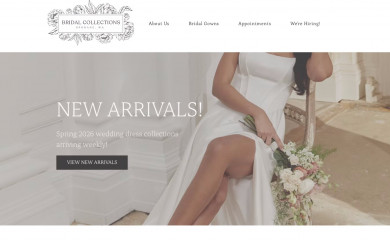 thebridalcollections.com screenshot