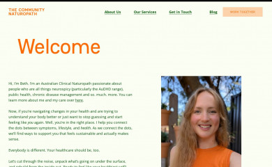 thecommunitynaturopath.com screenshot