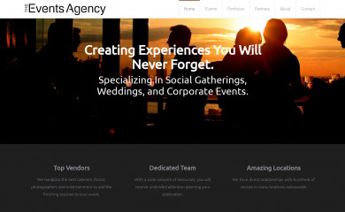 theeventsagency.com screenshot