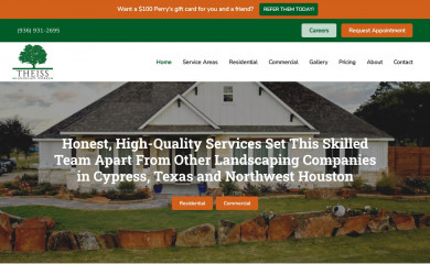 theisslandscapeworks.com screenshot