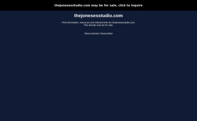 thejonesesstudio.com screenshot