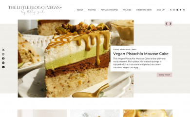 thelittleblogofvegan.com screenshot