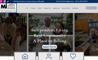themontclairinn.org screenshot