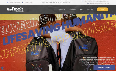 thenobisfoundation.org screenshot