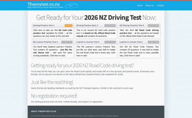 theorytest.co.nz screenshot