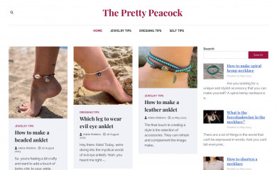 theprettypeacock.com screenshot