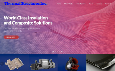 thermalstructures.com screenshot