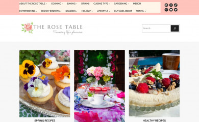 therosetable.com screenshot
