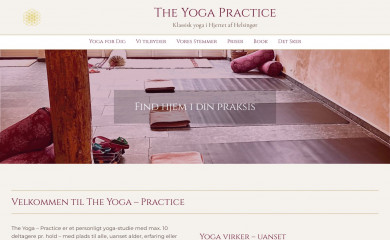theyoga.dk screenshot