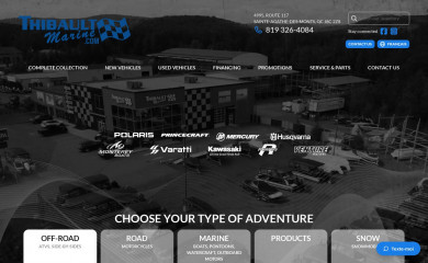 thibaultmarine.com screenshot