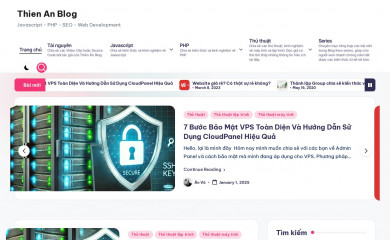 thienanblog.com screenshot