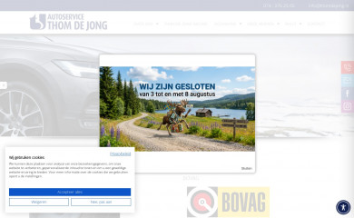thomdejong.nl screenshot