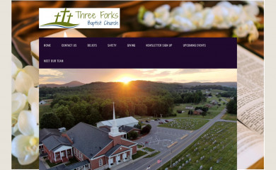 threeforksbaptist.org screenshot