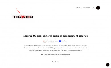 tickerlaser.com screenshot