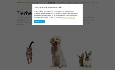 tierheim-rastatt.de screenshot