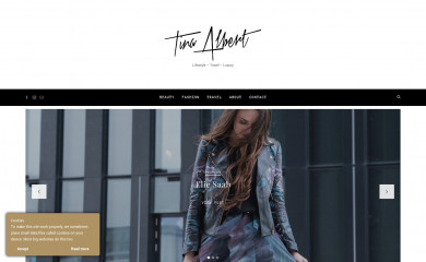 tinaalbert.com screenshot