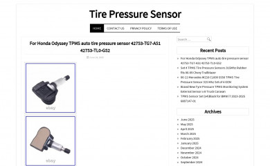 tire-pressure-sensor.com screenshot