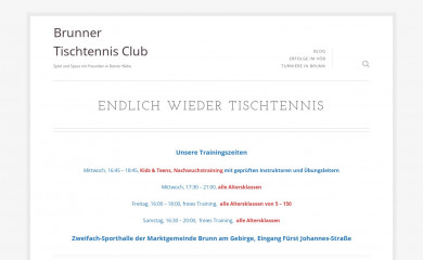tischtennis-brunn.at screenshot