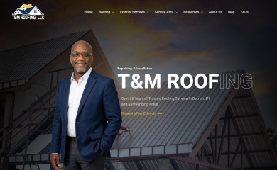 tmroofingllc.com screenshot